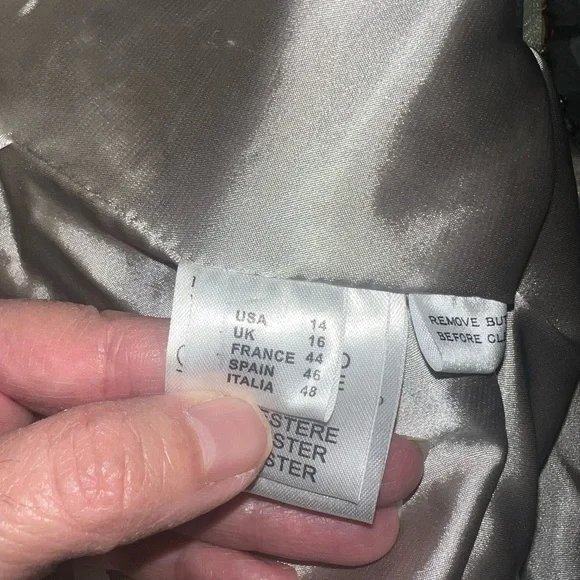 MUSANI GOLD COUTURE  Evening Prom Dress Gown - Picture 14 of 14